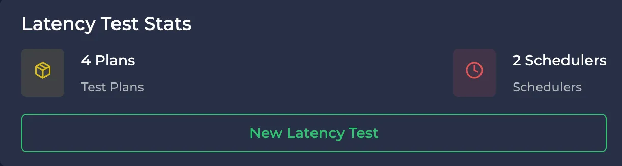 Latency Test Stats