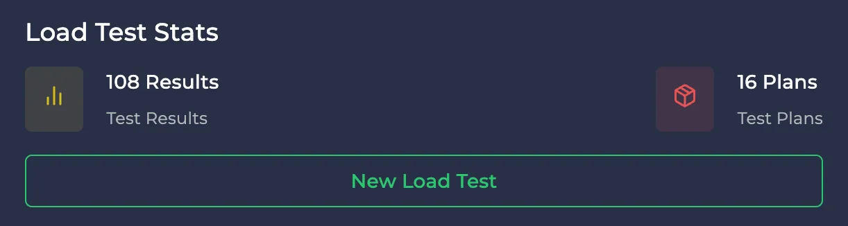 Load Test Stats